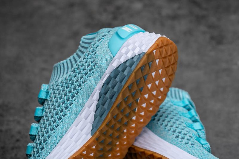 Turquoise Nobull Topaz Knit Runner Men's Running Shoes | CA G1023S